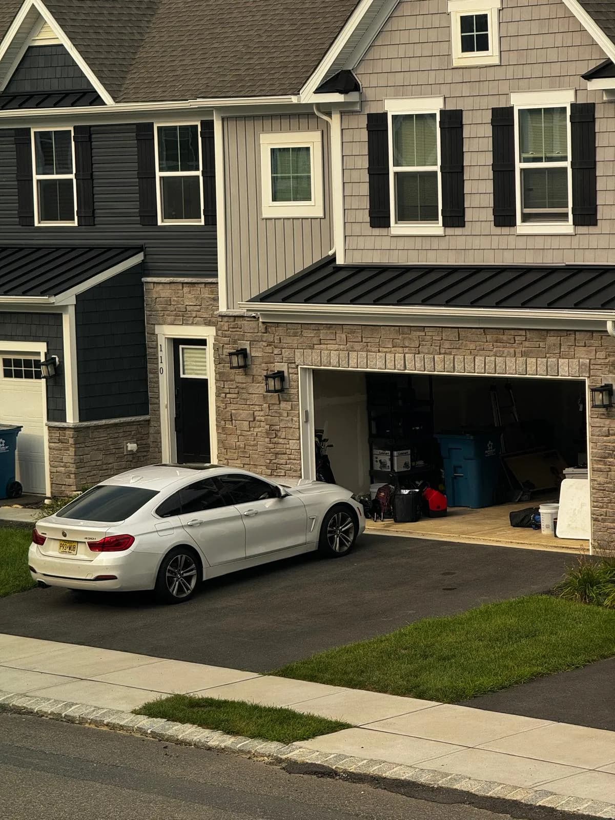 Home with attached garage illustrating Vineland residential door and garage-door services