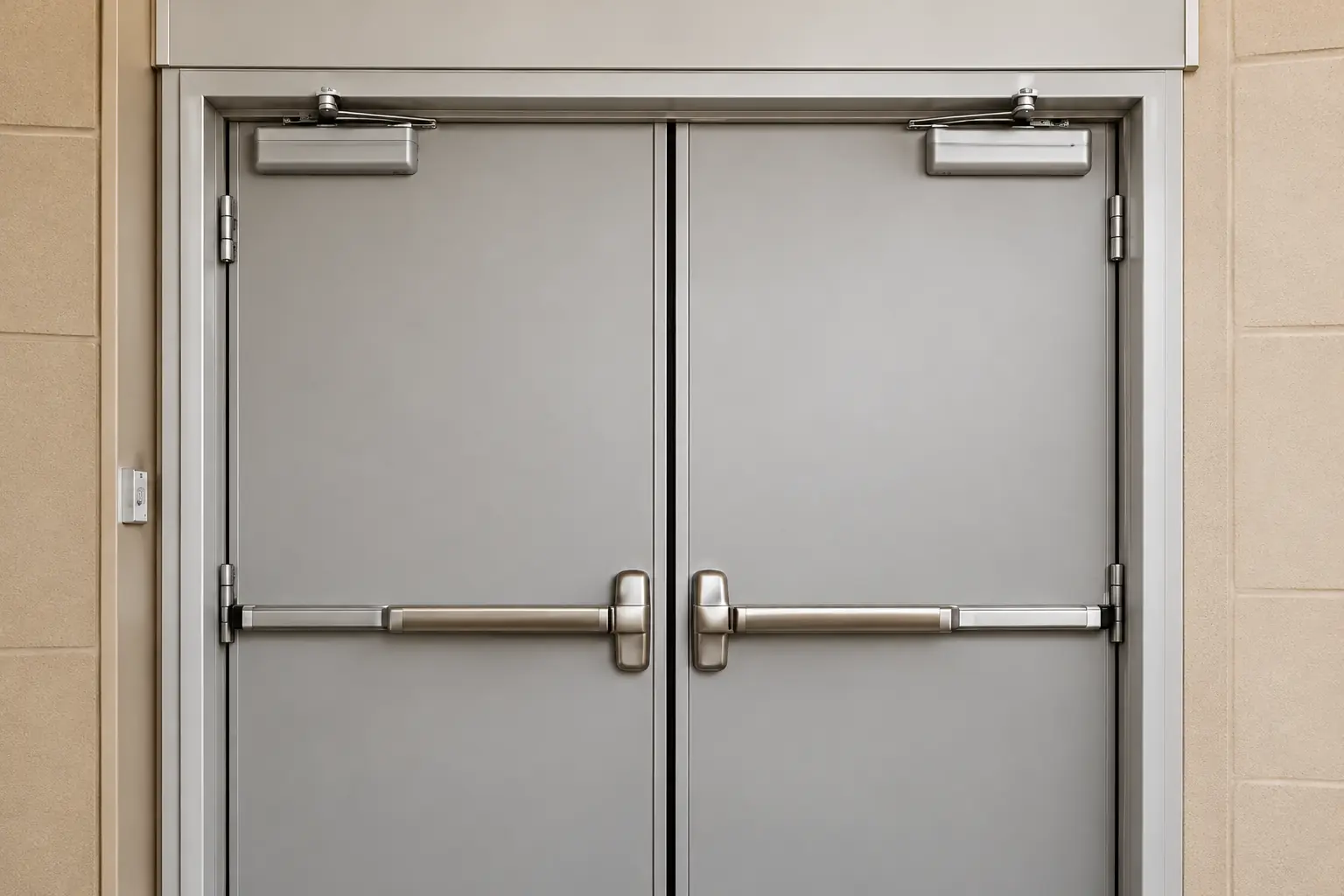 Non-Fire-Rated Metal Door