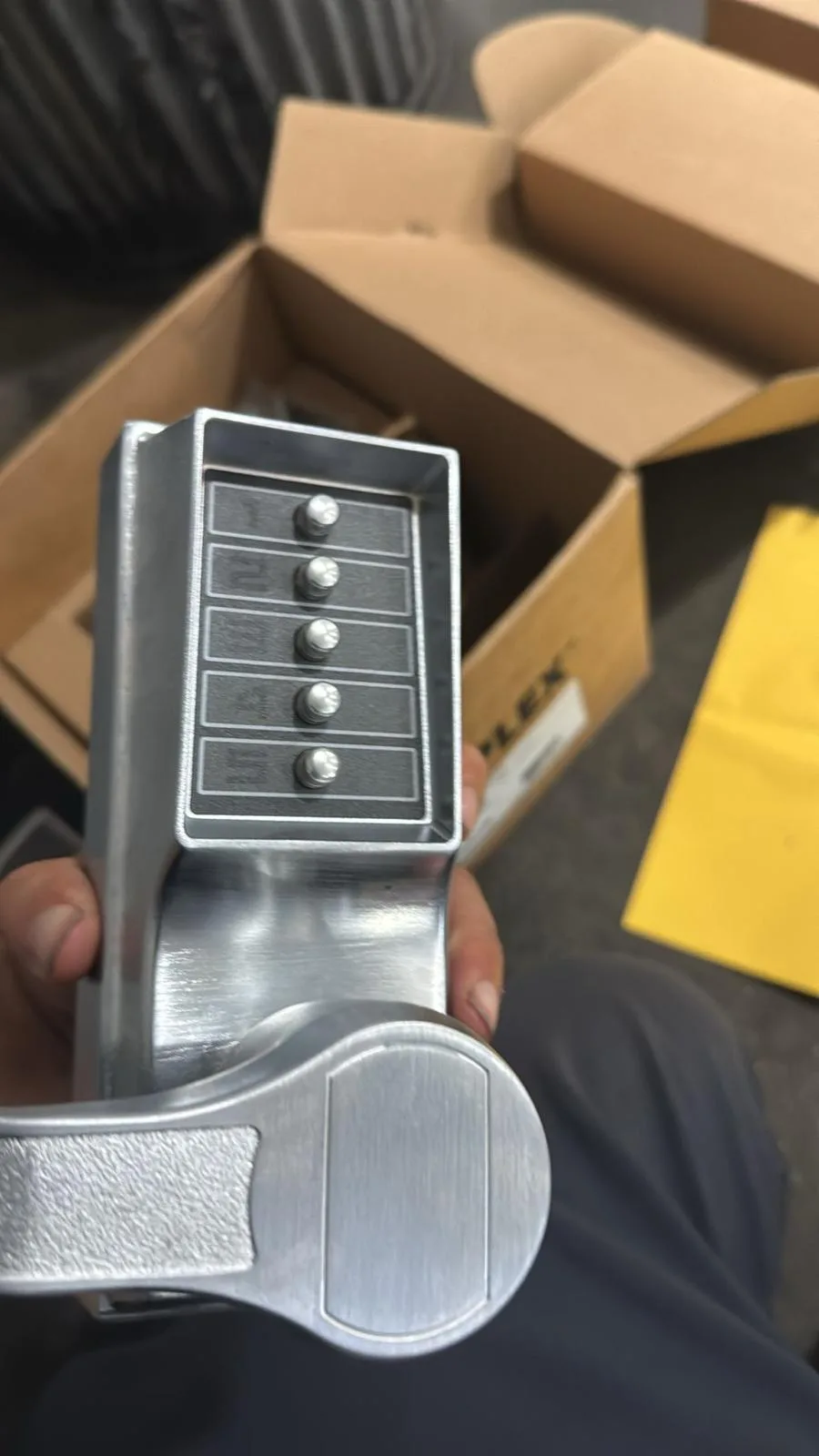 Digital door keypad and handle